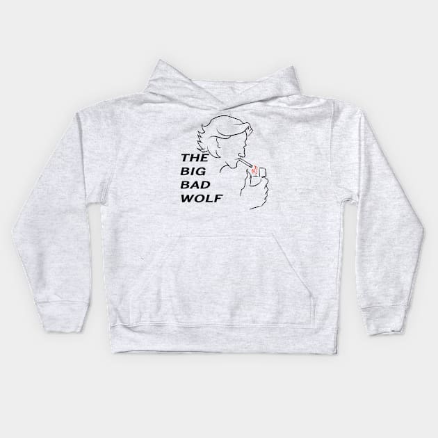 THE BIG BAD WOLF#2 Kids Hoodie by KingVego